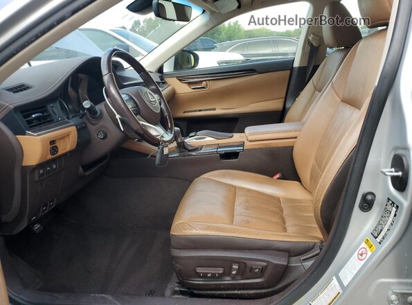 JTHBK1GG9H2248127 2017 LEXUS ES Silver წინა სალონის ხედი