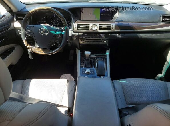 JTHBL5EF3G5142123 2016 LEXUS LS Silver Вид панелі приладів