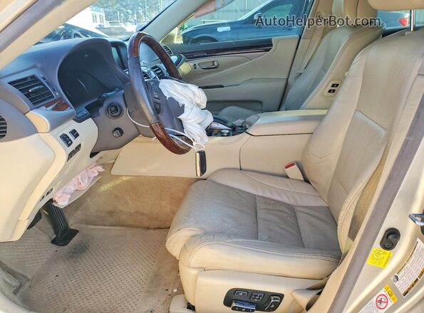 JTHBL5EF4H5145968 2017 LEXUS LS Gold Vista interior delantera