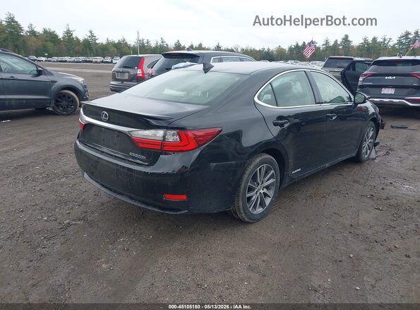 JTHBW1GG4G2102978 2016 LEXUS ES 300H Черный Задняя правая четверть