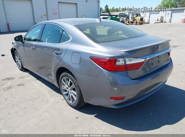 JTHBW1GG4G2109316 2016 LEXUS ES 300H Gray უკანა მარცხენა