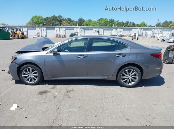 JTHBW1GG4G2109316 2016 LEXUS ES 300H Gray სალონის 360-გრადუსიანი ხედი