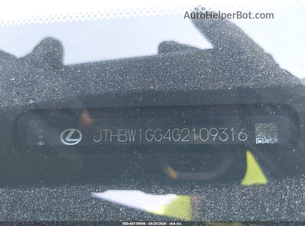 JTHBW1GG4G2109316 2016 LEXUS ES 300H Gray 