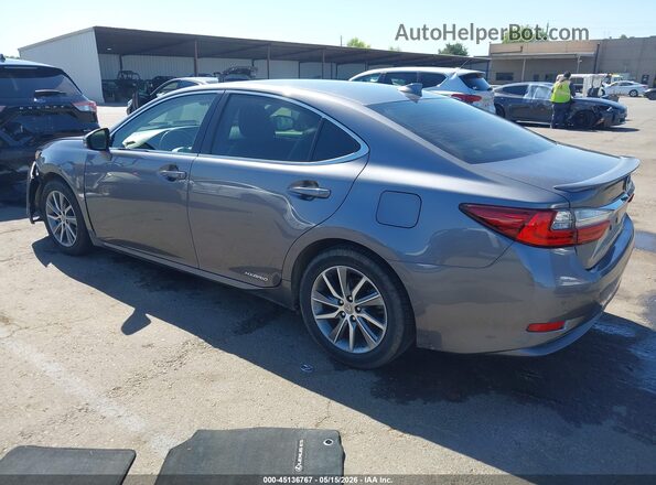 JTHBW1GG7H2135376 2017 LEXUS ES 300H Gray Հետևի ձախ