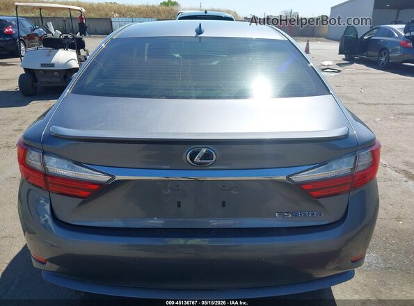 JTHBW1GG7H2135376 2017 LEXUS ES 300H Gray 