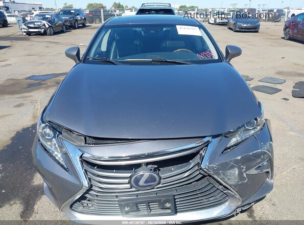 JTHBW1GG7H2135376 2017 LEXUS ES 300H Gray Սարքավորումների վահանակի տեսք