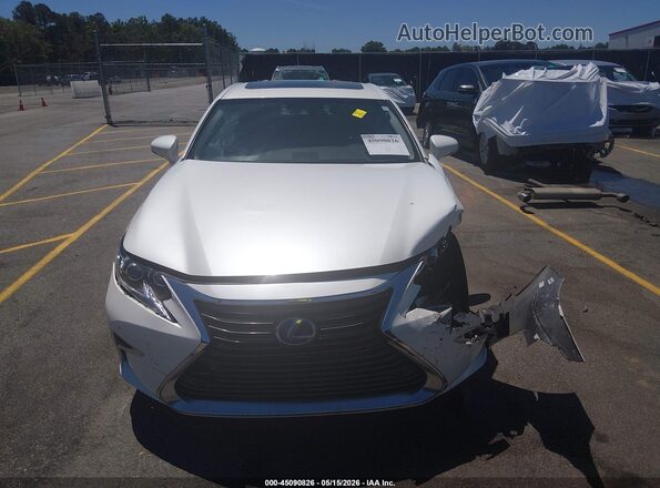 JTHBW1GG7H2145504 2017 LEXUS ES 300H White Vista del cuadro de instrumentos