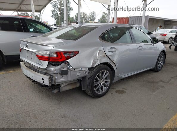 JTHBW1GG8G2106483 2016 LEXUS ES 300H Silver Задня права чверть