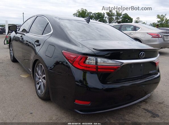JTHBW1GG9G2105567 2016 LEXUS ES 300H Черный Задняя левая четверть