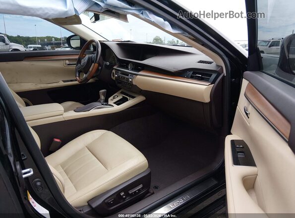 JTHBW1GG9G2105567 2016 LEXUS ES 300H Черный Вид салона спереди