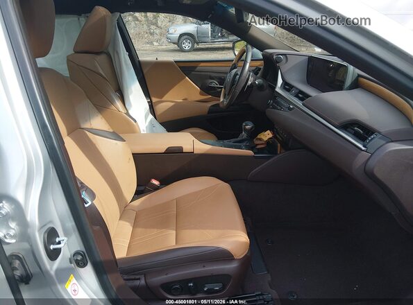 JTHBZ1B19K2005309 2019 LEXUS ES 350 Silver Widok wnętrza z przodu