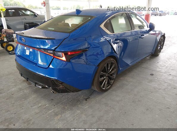 JTHBZ1B26P5066194 2023 LEXUS IS 350 Blue უკანა მარჯვენა