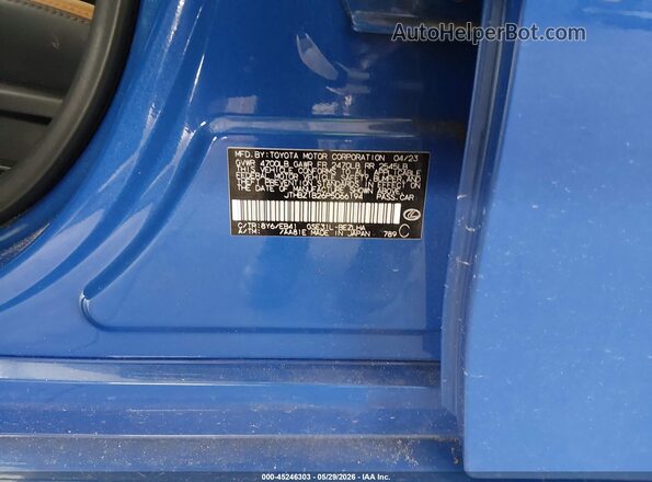 JTHBZ1B26P5066194 2023 LEXUS IS 350 Blue ძრავის განყოფილების ხედი