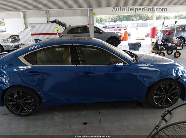 JTHBZ1B26P5066194 2023 LEXUS IS 350 Blue უკანა სალონის ხედი