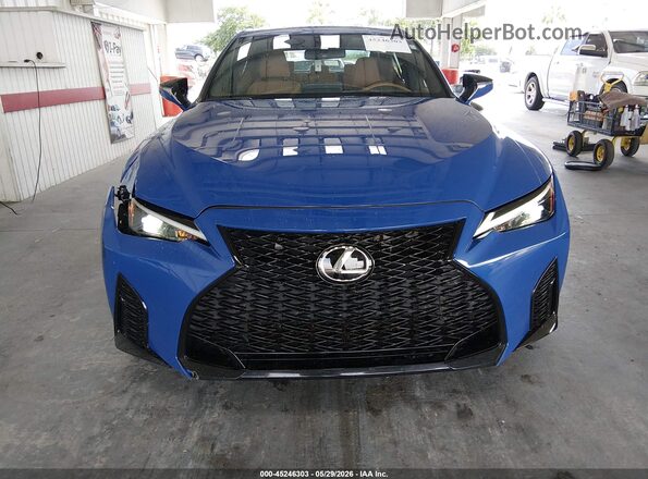 JTHBZ1B26P5066194 2023 LEXUS IS 350 Blue ხელსაწყოთა პანელის ხედი