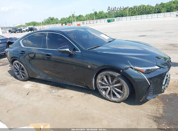 JTHBZ1B26R5076646 2024 LEXUS IS 350 Black Widok wnętrza z tyłu