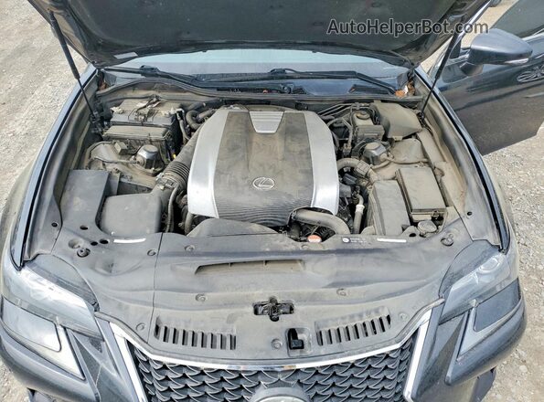 JTHBZ1BL0GA003186 2016 LEXUS GS Black Rear interior view