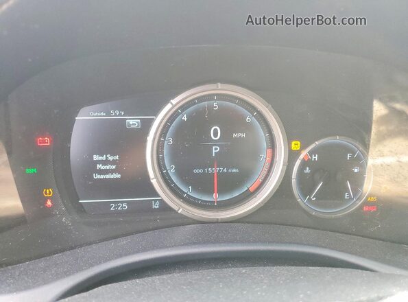 JTHBZ1BL0GA003186 2016 LEXUS GS Black Instrument cluster view