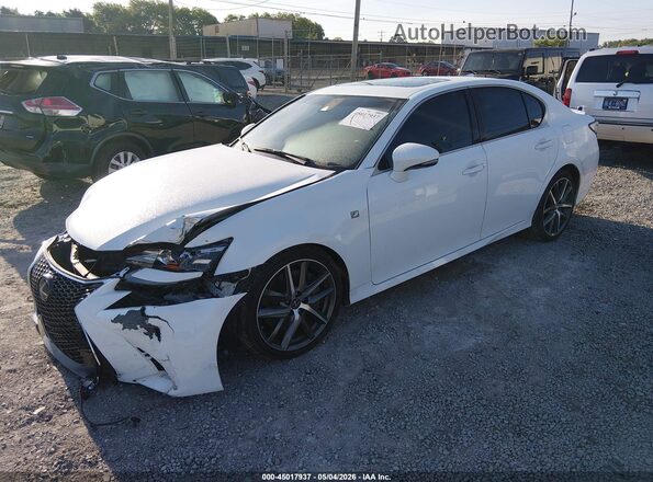 JTHBZ1BL0KA017792 2019 LEXUS GS 350 White Przód lewy