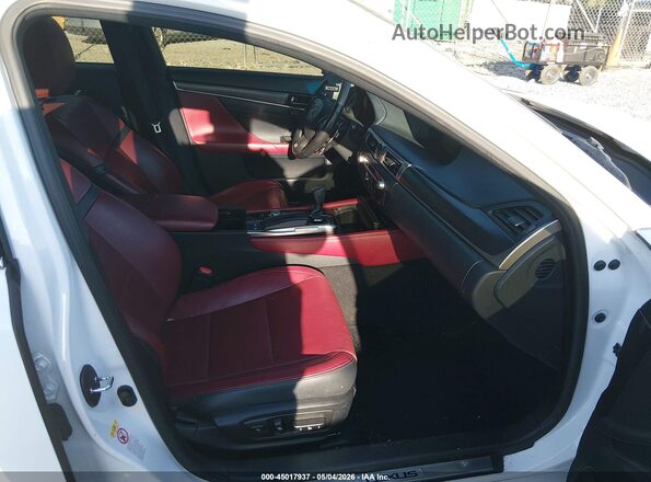 JTHBZ1BL0KA017792 2019 LEXUS GS 350 White Widok wnętrza z przodu