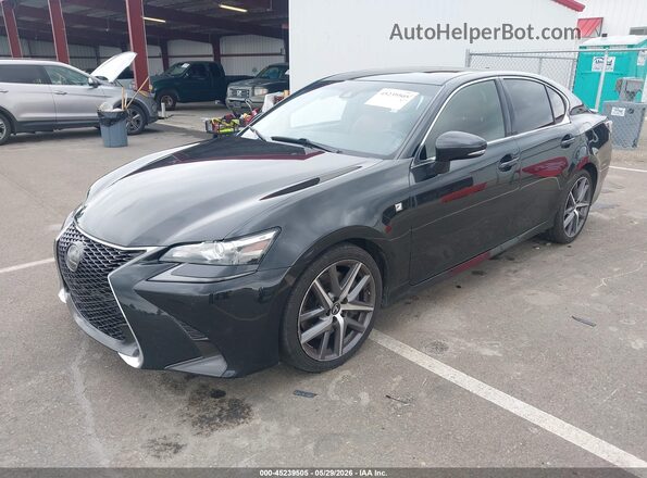 JTHBZ1BL2KA018216 2019 LEXUS GS 350 Black Przód lewy