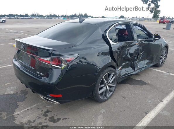 JTHBZ1BL2KA018216 2019 LEXUS GS 350 Black Tył prawy