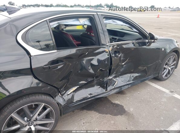JTHBZ1BL2KA018216 2019 LEXUS GS 350 Black Widok z przodu