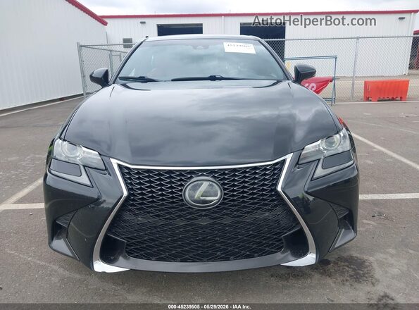 JTHBZ1BL2KA018216 2019 LEXUS GS 350 Black Widok deski rozdzielczej