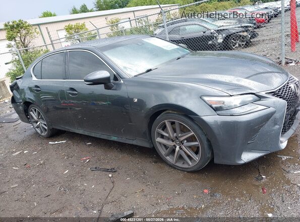 JTHBZ1BL7HA009939 2017 LEXUS GS 350 Gray Սալոնի հետևի տեսք