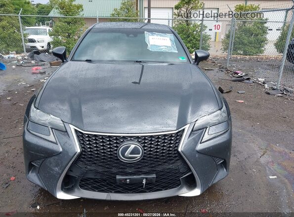 JTHBZ1BL7HA009939 2017 LEXUS GS 350 Gray Սարքավորումների վահանակի տեսք
