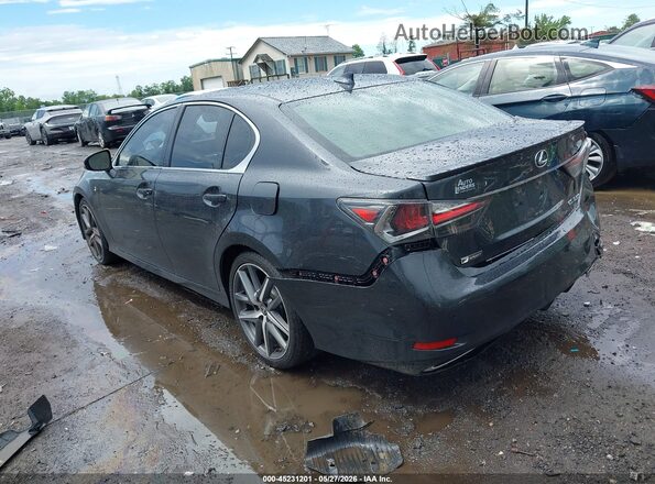 JTHBZ1BL7HA009939 2017 LEXUS GS 350 Gray Հետևի ձախ