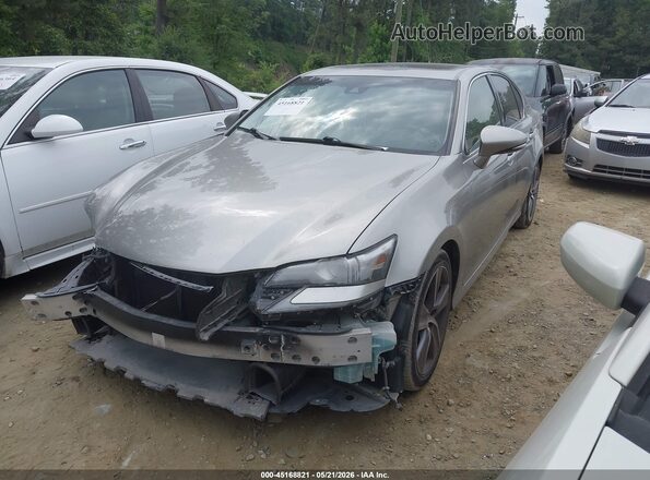 JTHBZ1BL8GA004490 2016 LEXUS GS 350 Gray Vista tres cuartos delantera izquierda