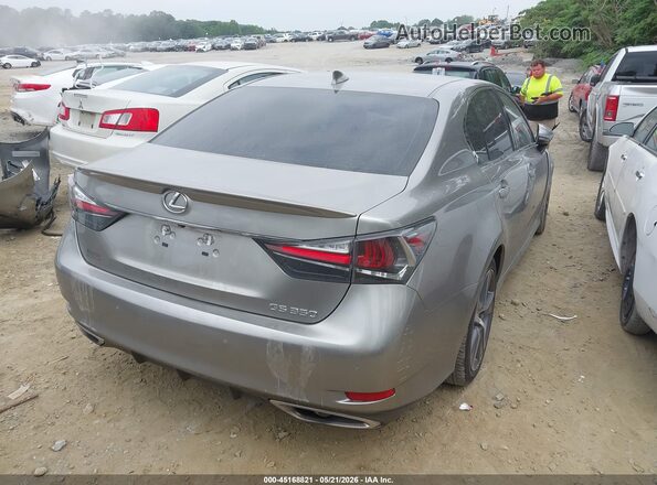 JTHBZ1BL8GA004490 2016 LEXUS GS 350 Gray Trasero derecho