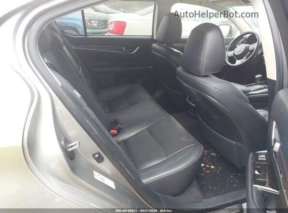 JTHBZ1BL8GA004490 2016 LEXUS GS 350 Gray Vista de la etiqueta del VIN