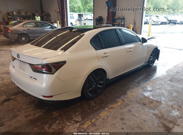 JTHBZ1BLXJA012887 2018 LEXUS GS 350 White უკანა მარჯვენა