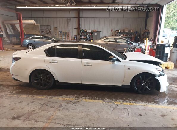 JTHBZ1BLXJA012887 2018 LEXUS GS 350 White უკანა სალონის ხედი