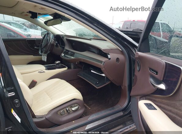JTHC5LFF8J5002092 2018 LEXUS LS 500 Black Սալոնի դիմացի տեսք