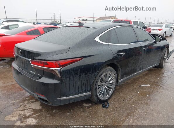 JTHC5LFF8J5002092 2018 LEXUS LS 500 Black Հետևի աջ