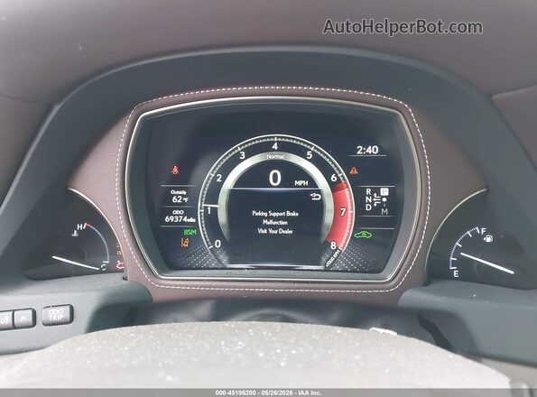 JTHC5LFF8J5002092 2018 LEXUS LS 500 Black Հետևի նստատեղերի տեսք