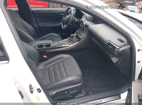 JTHC81D22K5034484 2019 LEXUS IS 300 White Widok wnętrza z przodu