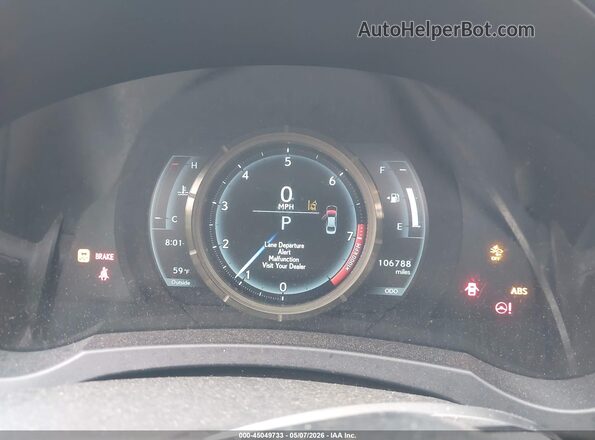 JTHC81D22K5034484 2019 LEXUS IS 300 White Widok tylnych siedzeń