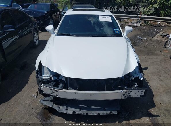 JTHC81D24K5035135 2019 LEXUS IS 300 White Rear interior view