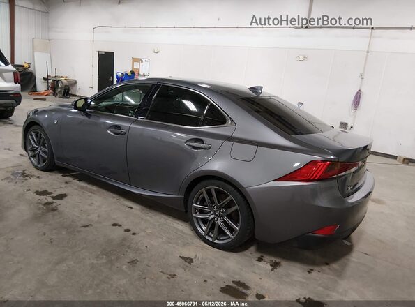 JTHC81D27J5029697 2018 LEXUS IS 300 Gray Rear left