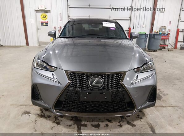 JTHC81D27J5029697 2018 LEXUS IS 300 Gray Instrument cluster view