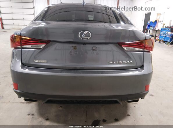 JTHC81D27J5029697 2018 LEXUS IS 300 Gray 