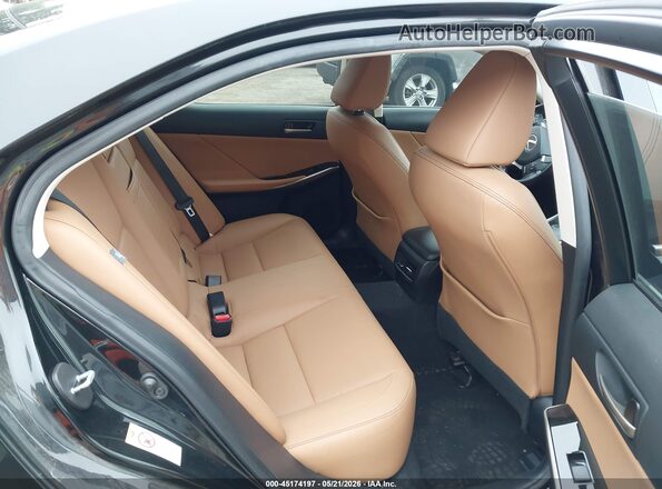 JTHC81D28J5028283 2018 LEXUS IS 300 Black VIN კოდის სტიკერის ხედი