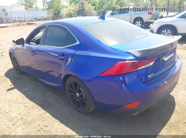 JTHC81D29K5034689 2019 LEXUS IS 300 Blue უკანა მარცხენა