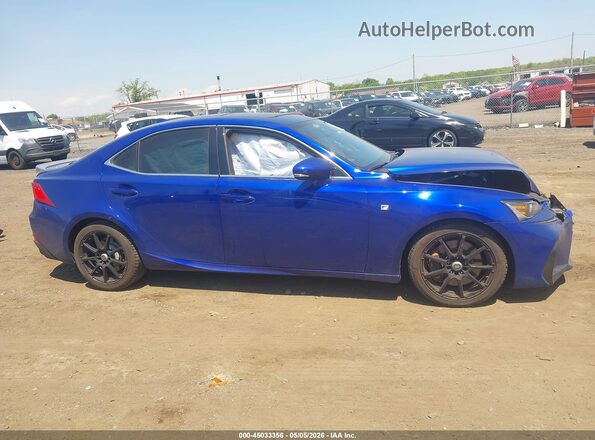 JTHC81D29K5034689 2019 LEXUS IS 300 Blue უკანა სალონის ხედი