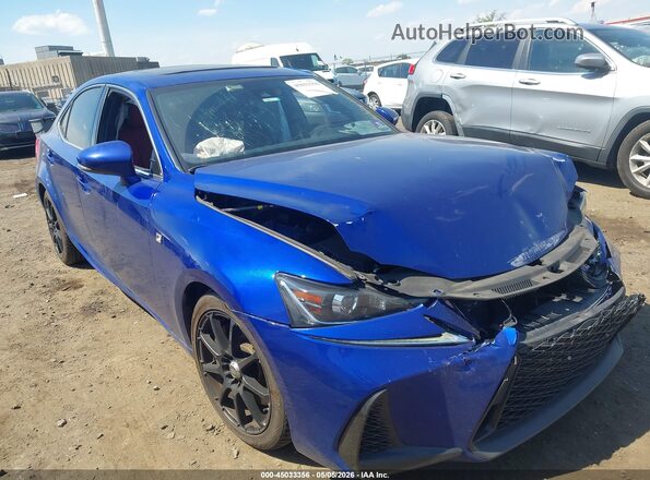 JTHC81D29K5034689 2019 LEXUS IS 300 Blue წინა ხედი
