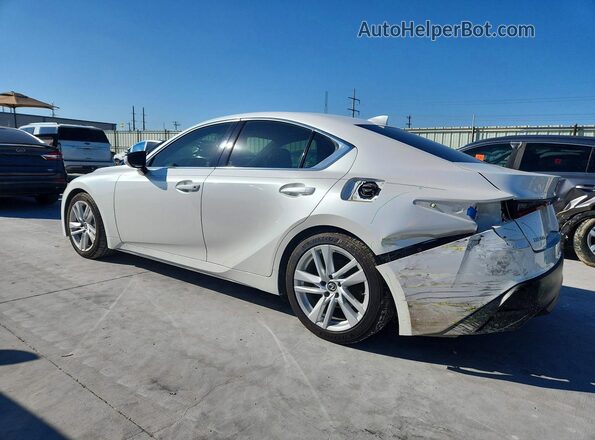 JTHCA1D24M5115008 2021 LEXUS IS White Задня ліва чверть
